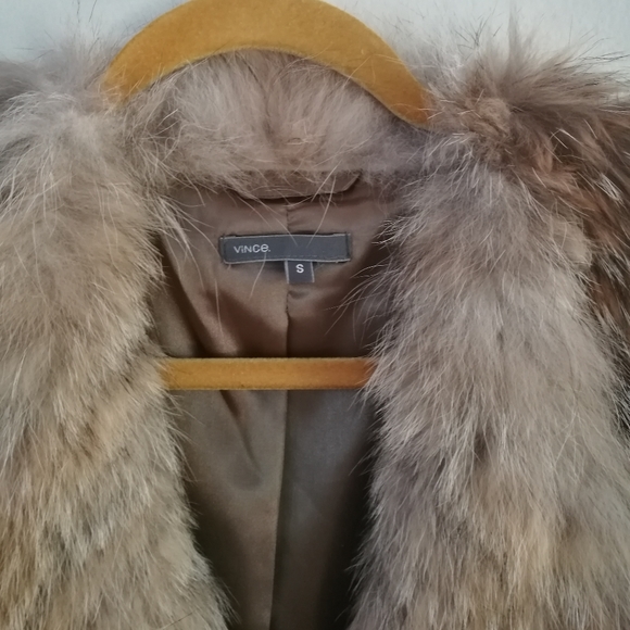 Vince Natural Coyote Fur Jacket - Picture 3 of 5